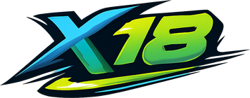 x 18 লোগো